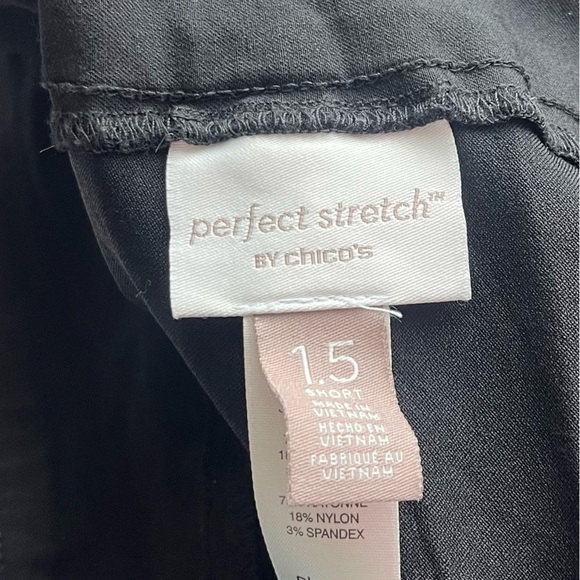 Chico’s • Black Perfect Stretch Stretchy Skinny Pull On Pants - Picture 4 of 6